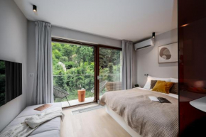 Studio with balcony and garage parking in Smíchov by Prague Days